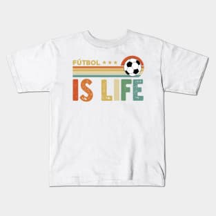 Futbol Is Life Kids T-Shirt